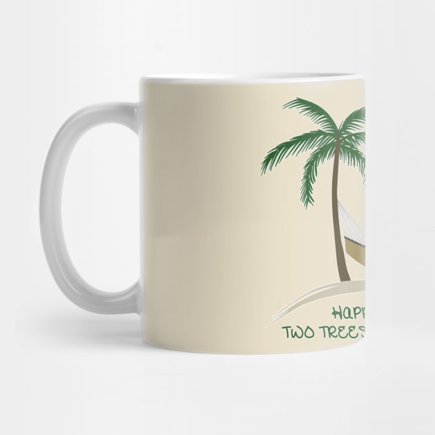 Happiness is two trees and a hammock by WickedNiceTees